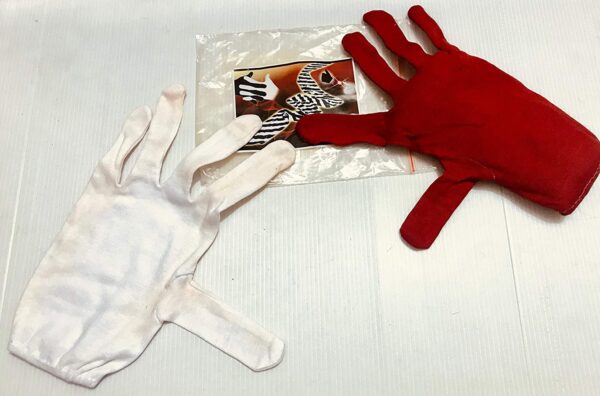 Red and White Gloves to Streamer