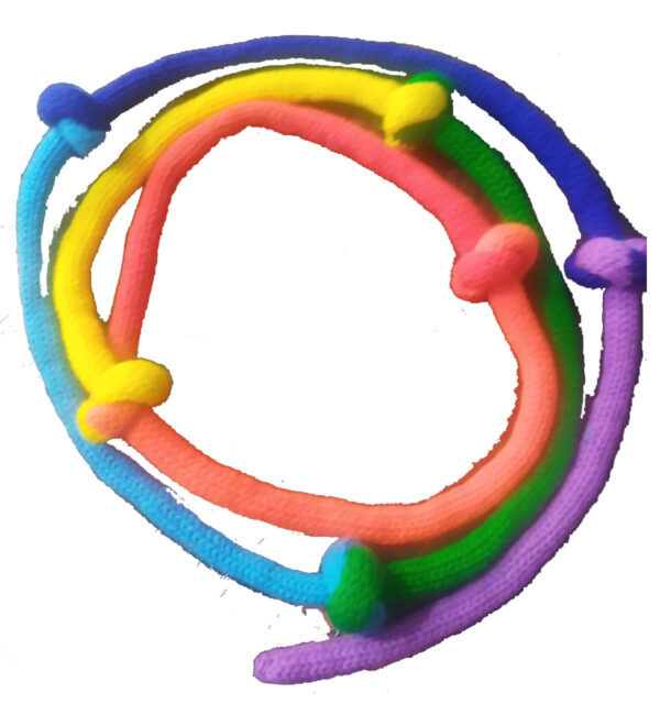 Deluxe Multicolor Rainbow Rope